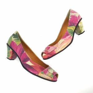Pelle Moda Floral Heels